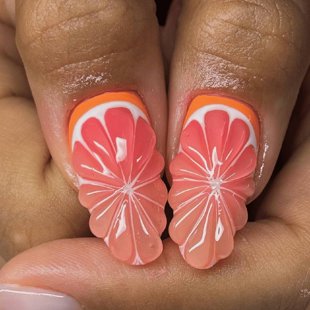 манікюр з грейпфрутом