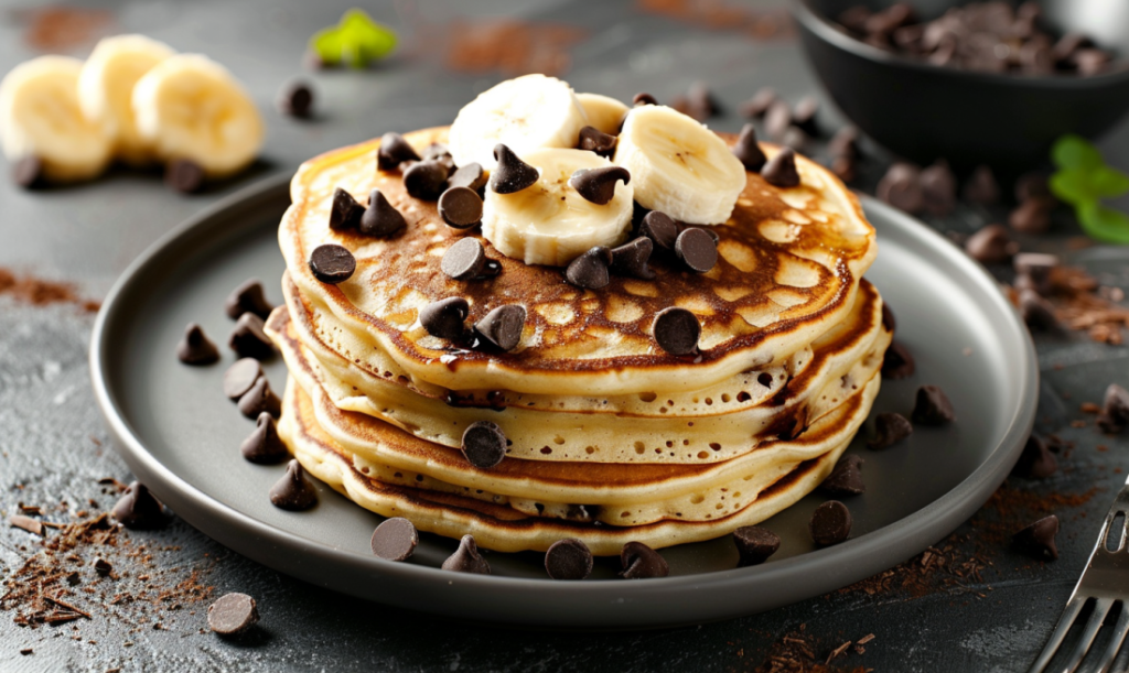 Бананові млинці з шоколадною крихтою