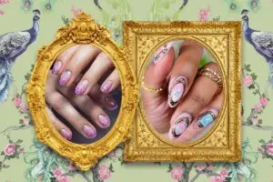 50+ идей маникюра в стиле «Бриджертонов», с которыми вы почувствуете себя бриллиантом сезона
