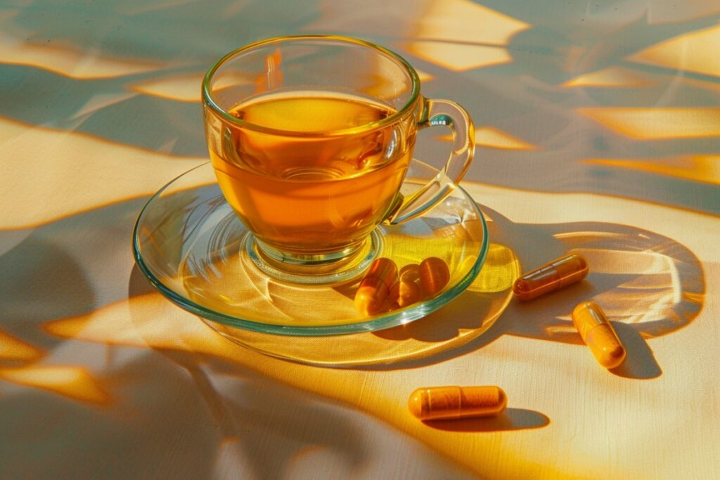 Рецепти чаю з куркумою