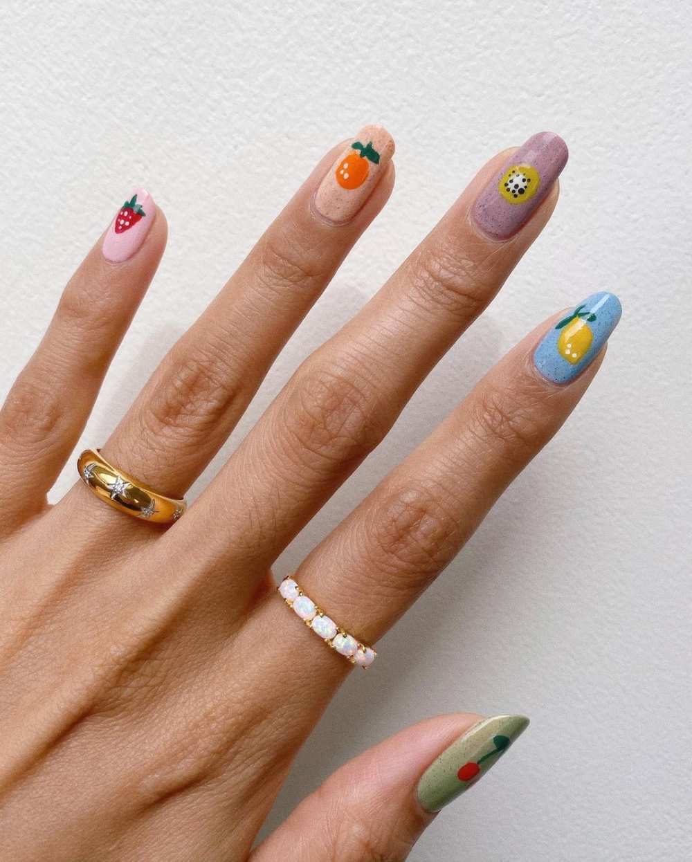 fruit nails inspo